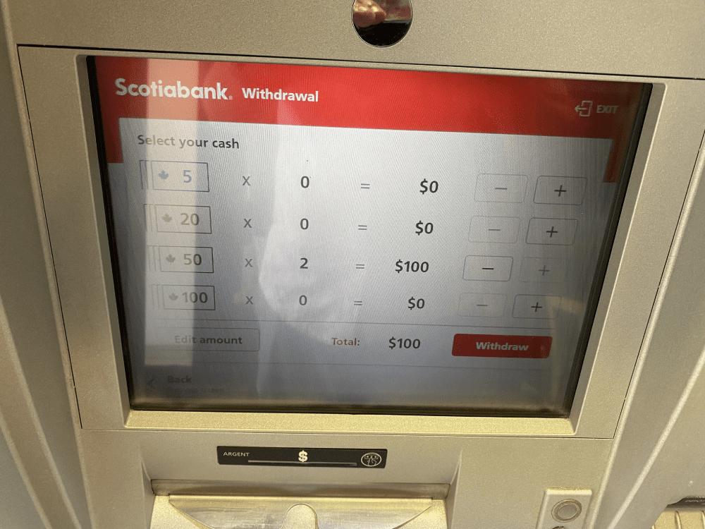 scotiabank atm