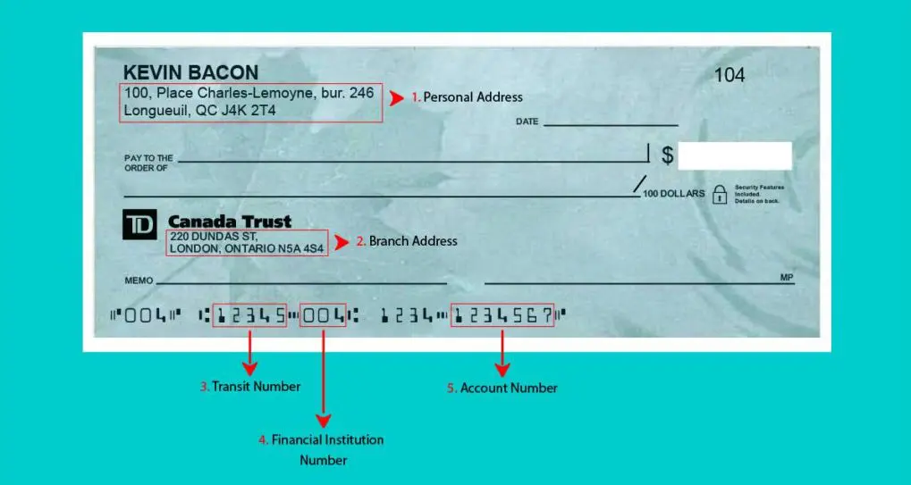 Cheque Sample