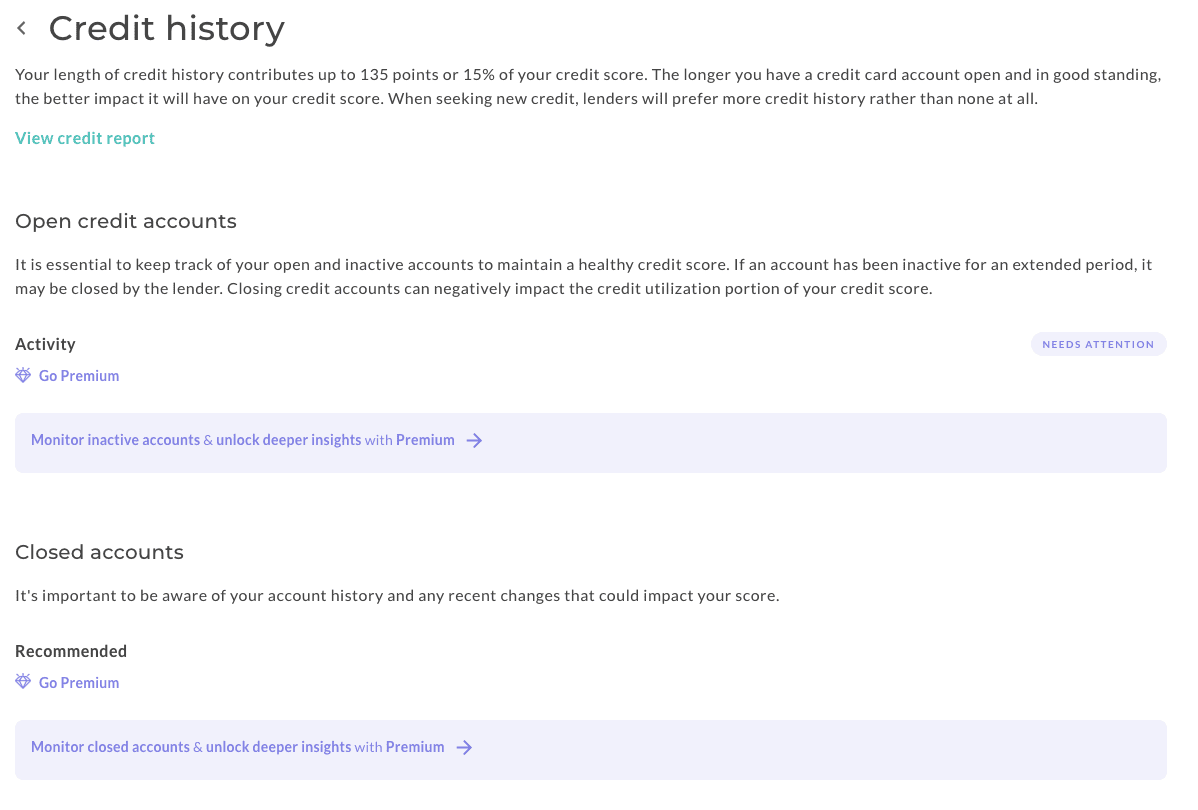 Marble Credit History