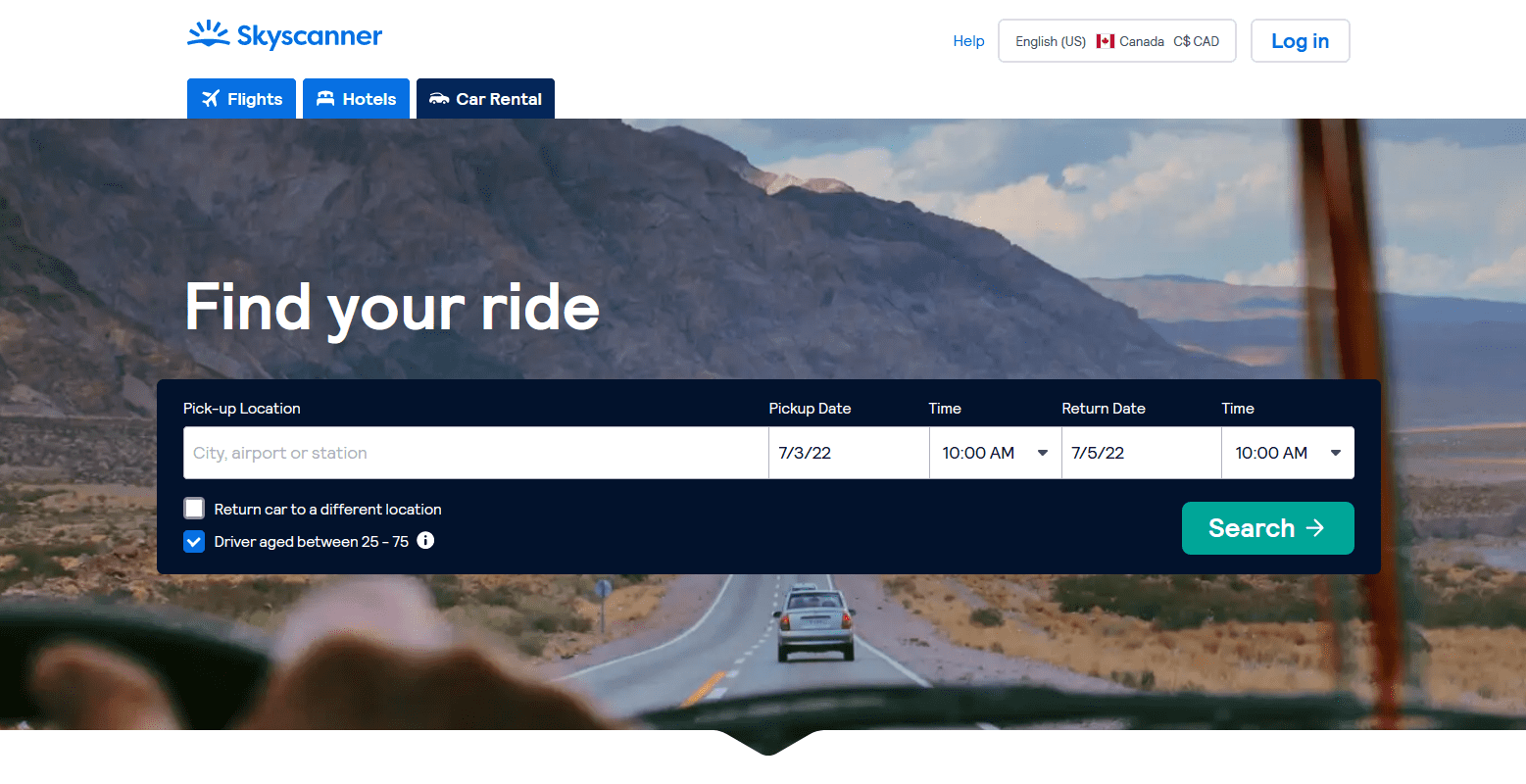 find ride skyscanner