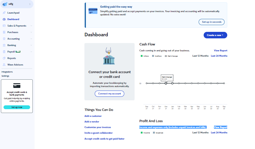 wave dashboard