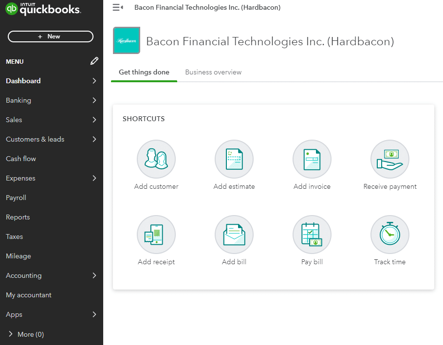 Some of the features offered by Intuit Quickbooks