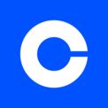 Coinbase logo.